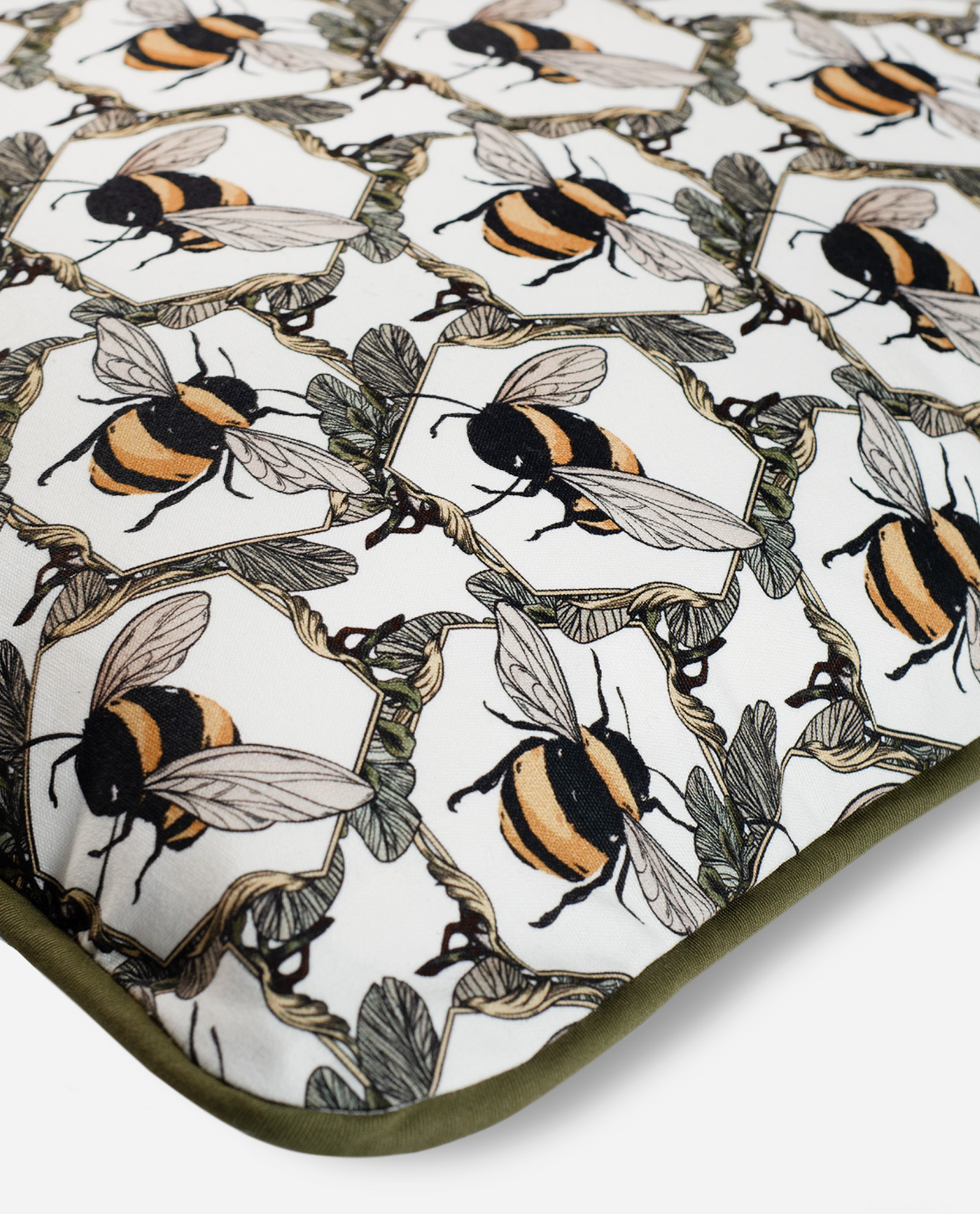 Honeycomb Bee Cushion