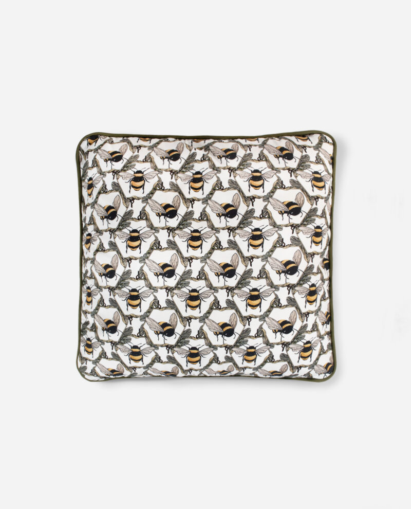 Honeycomb Bee Cushion Front