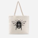 Manchester Bee Shopper Tote Front