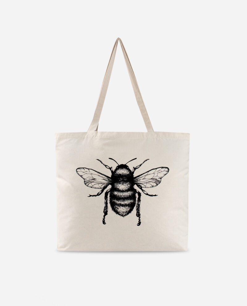 Manchester Bee Shopper Tote Front