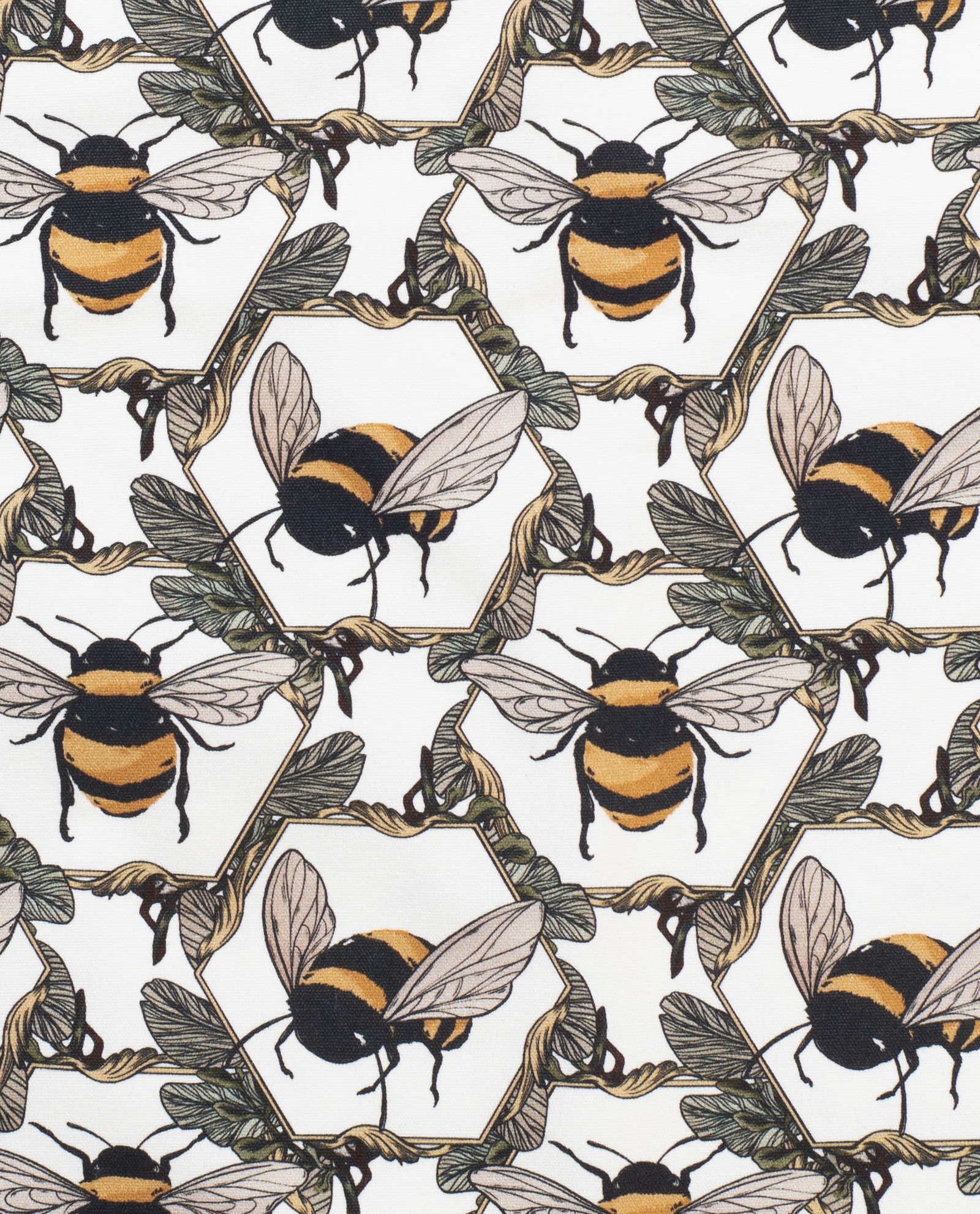 Honeycomb Bee Cushion Close