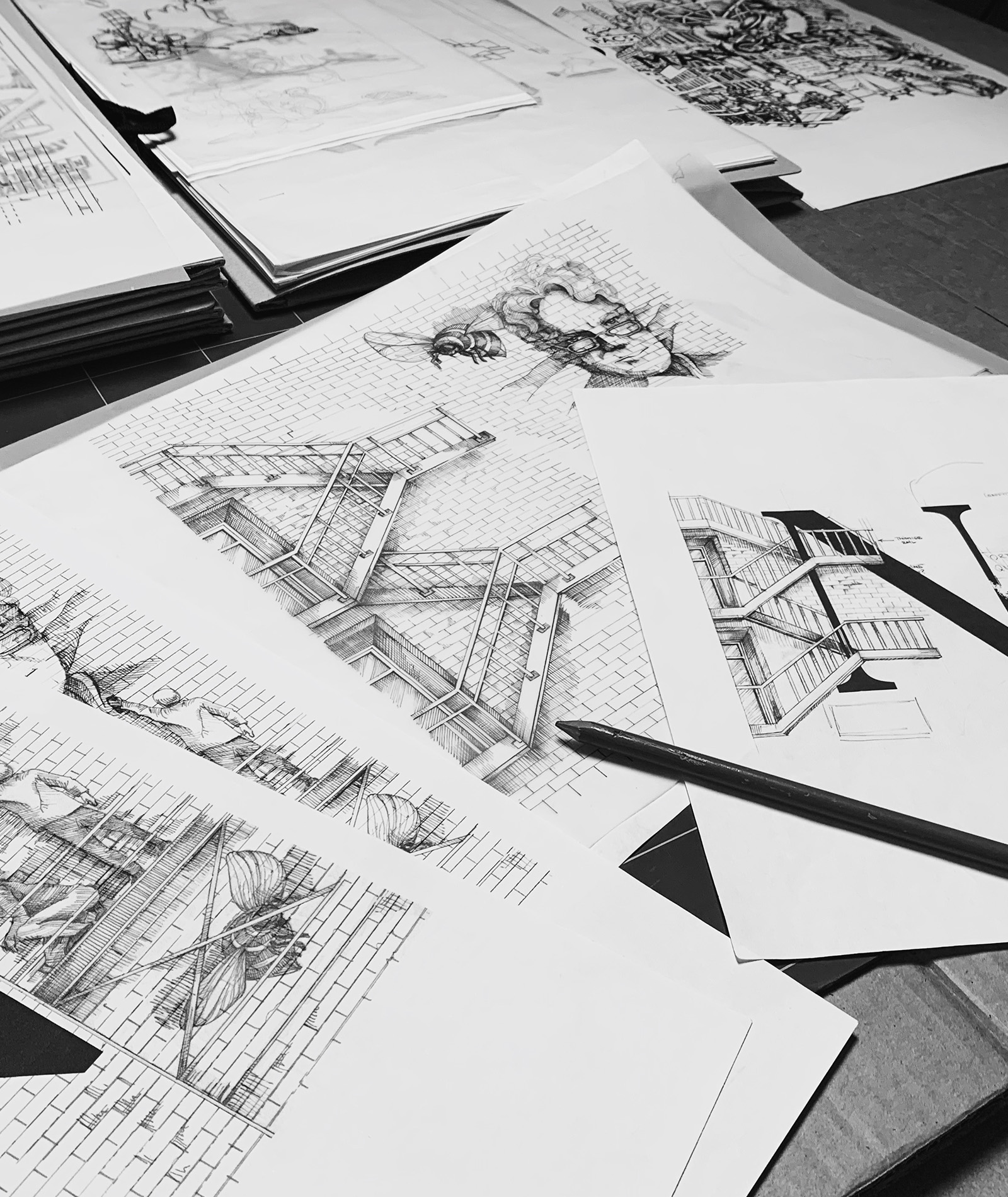 The Manchester Tiles Artwork Development Photo